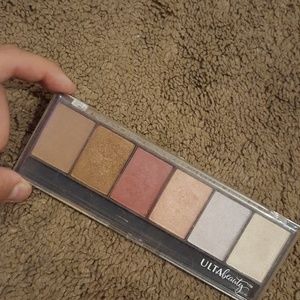 ULTA beauty bronzer, blush, and hilight pallet